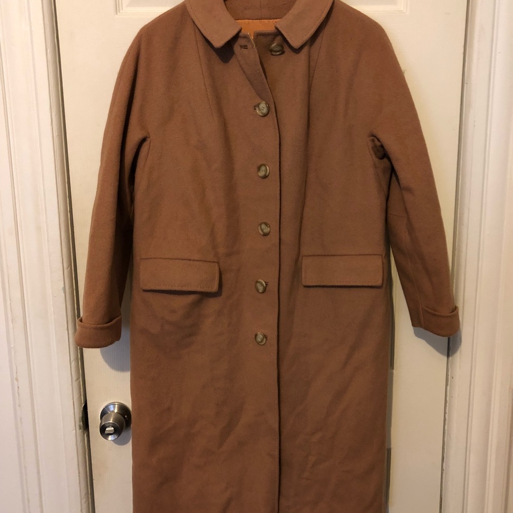 Beige winter coat